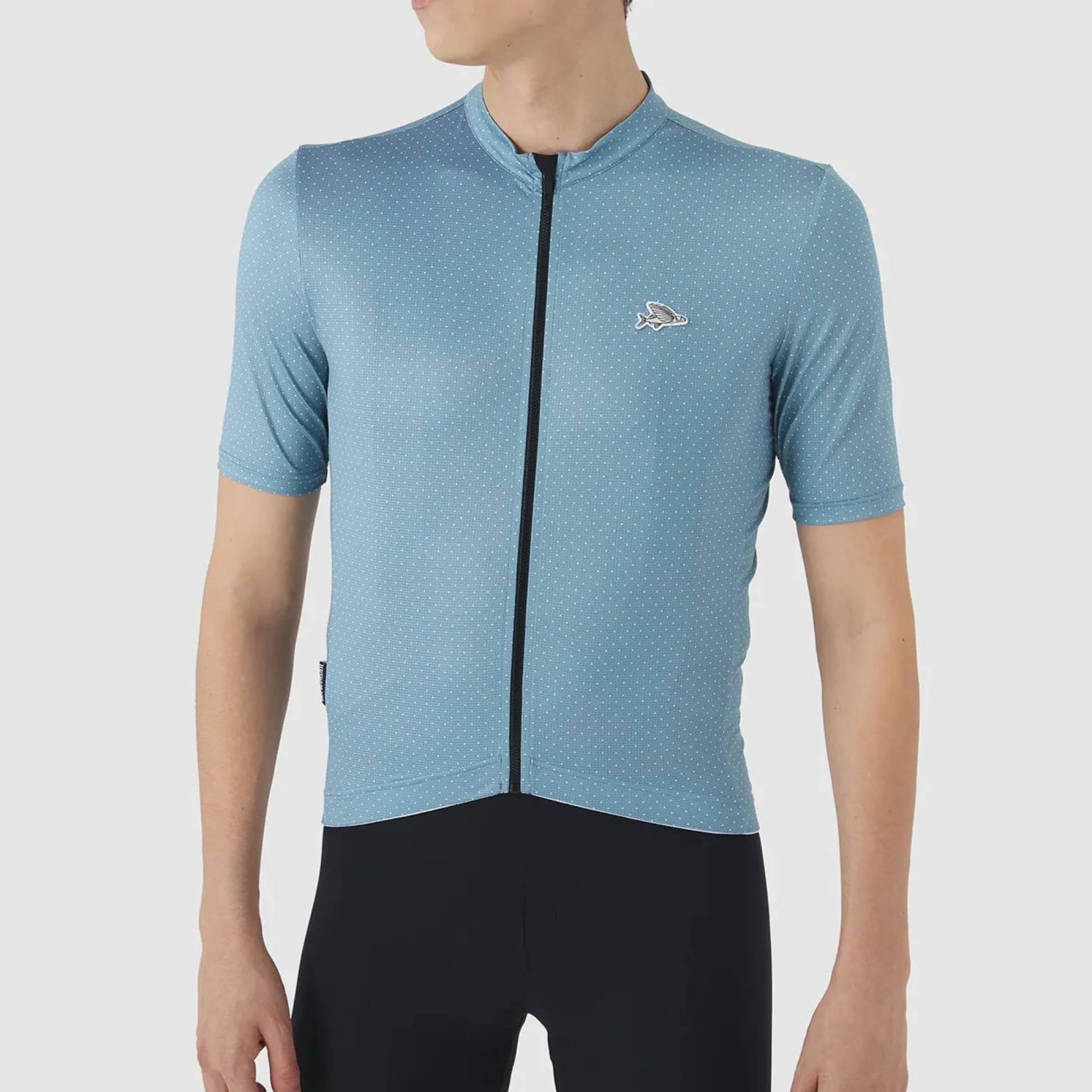 Maglia Cafe du Cycliste Fleurette - Azzurro