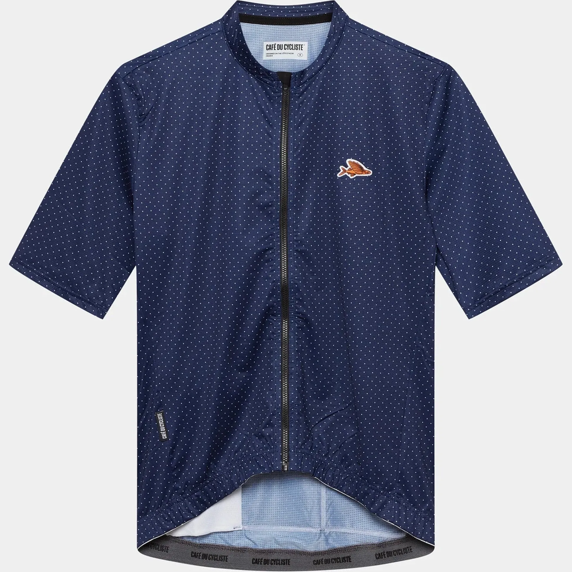 Maglia Cafe du Cycliste Fleurette - Blu scuro