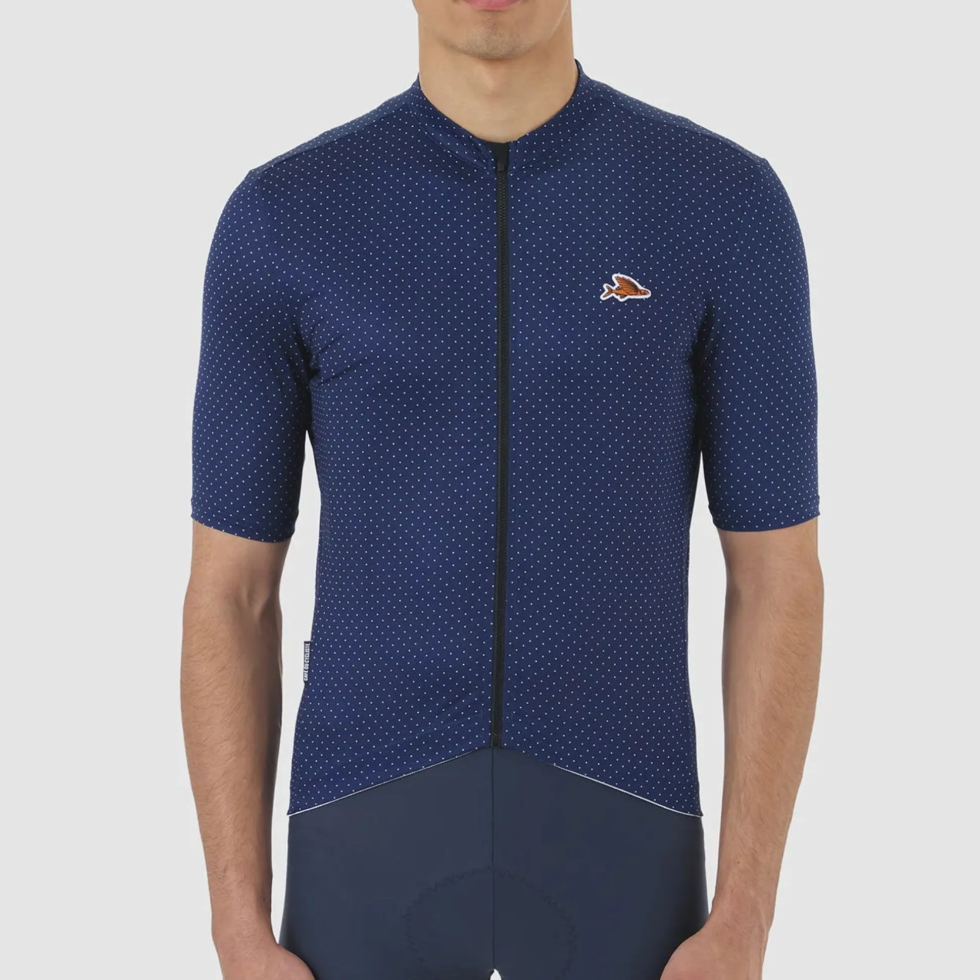 Maglia Cafe du Cycliste Fleurette - Blu scuro