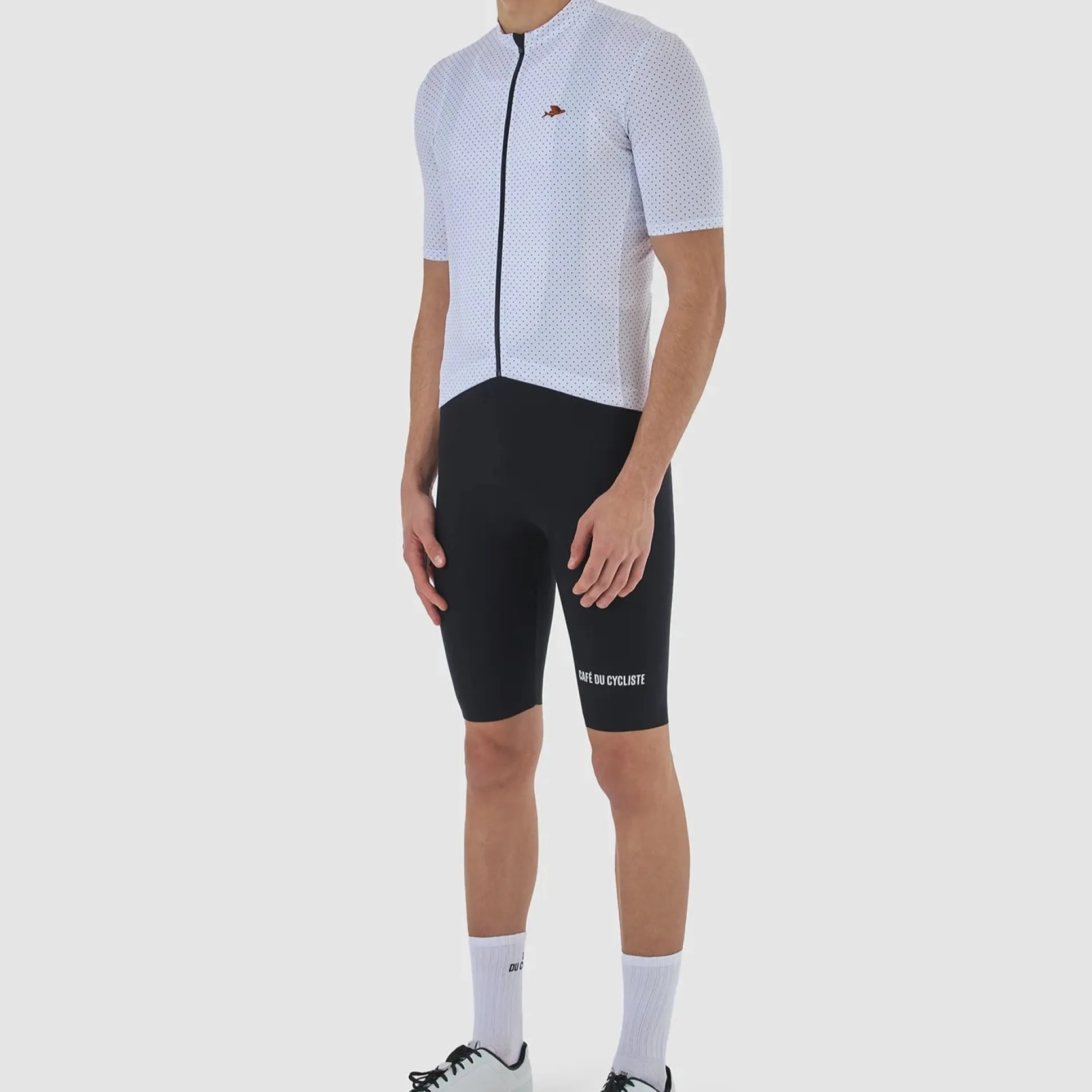 Maglia Cafe du Cycliste Fleurette - Bianco