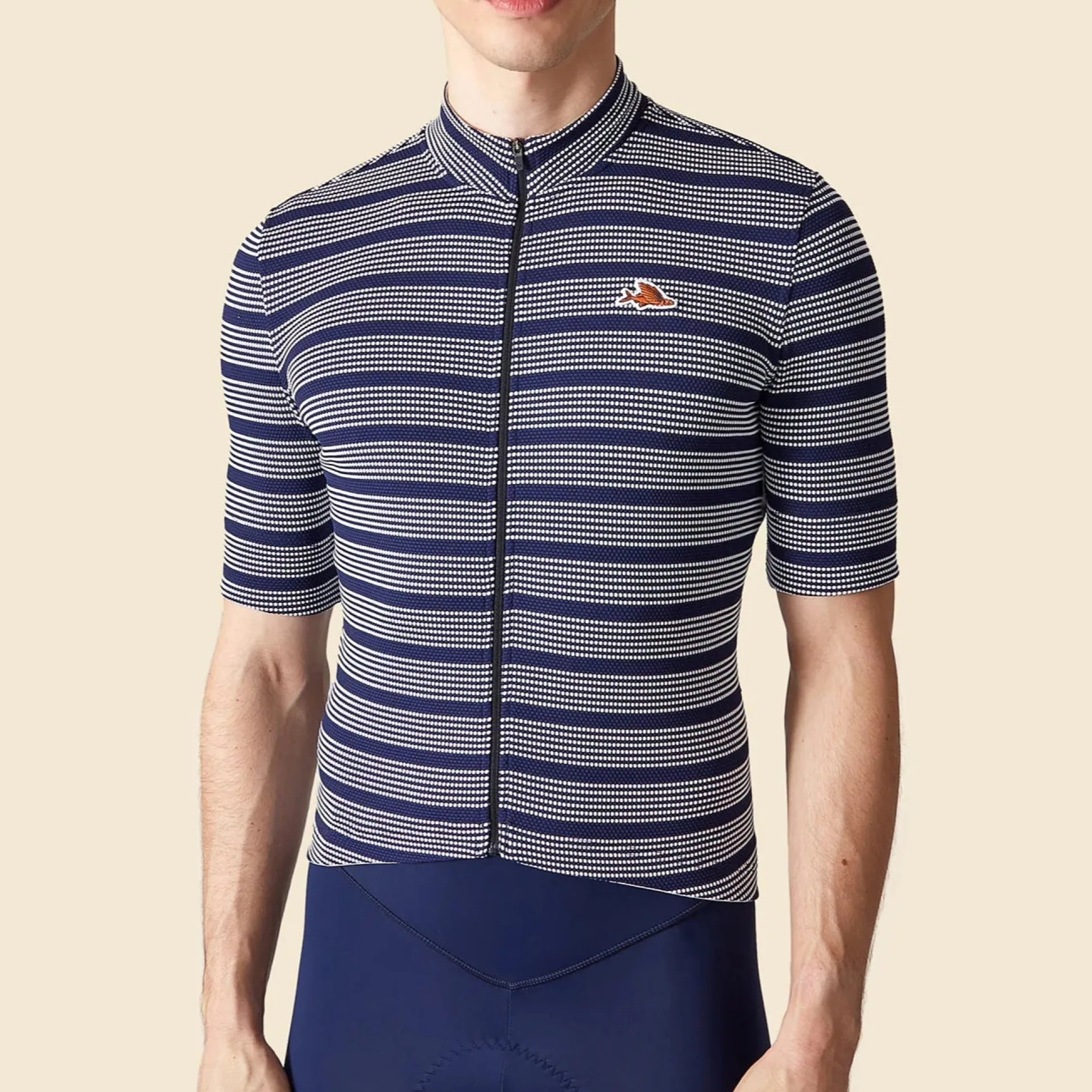 Maglia Cafe du Cycliste Francine - Blu