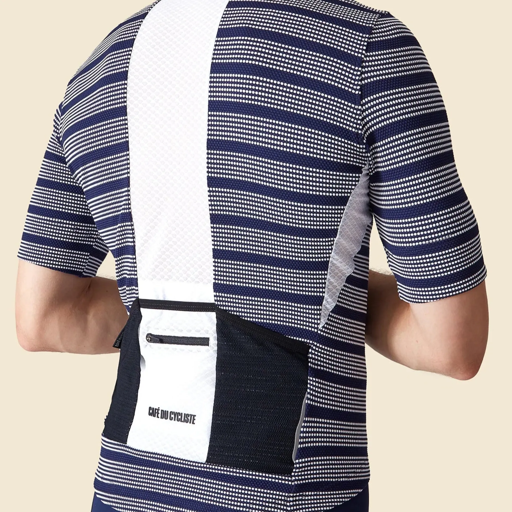 Maglia Cafe du Cycliste Francine - Blu