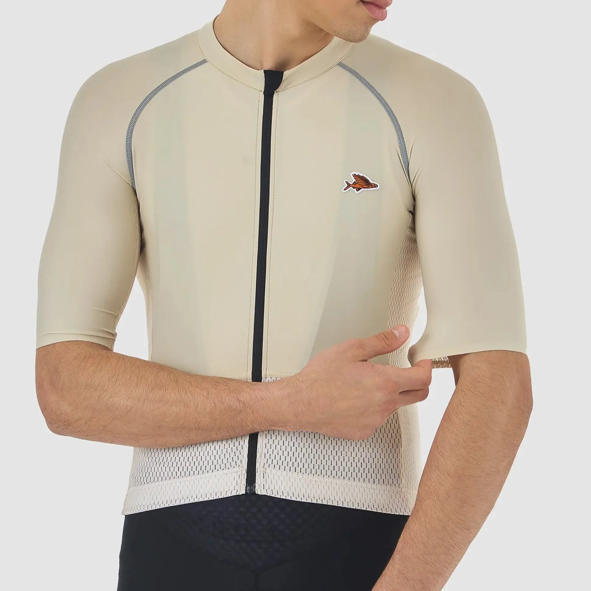 Maglia Cafe du Cycliste Magda - Beige