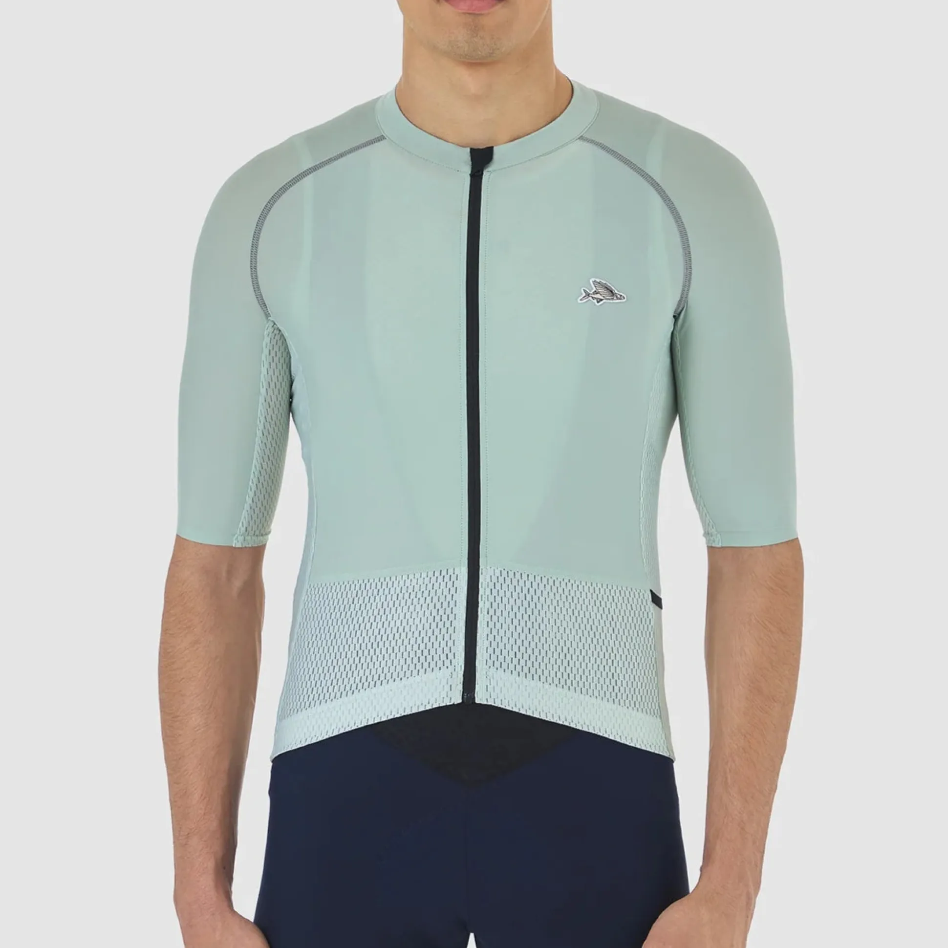 Maglia Cafe du Cycliste Magda - Azzurro