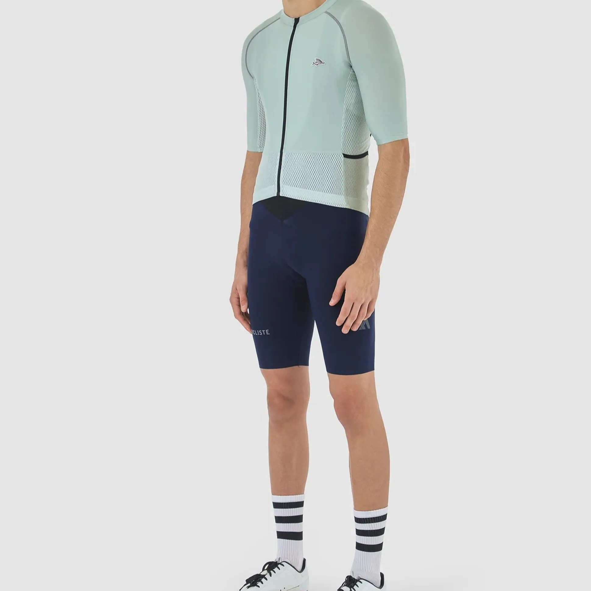 Maglia Cafe du Cycliste Magda - Azzurro