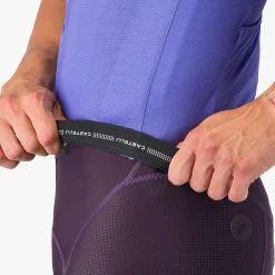 Maglia Castelli Drittone Logo - Viola
