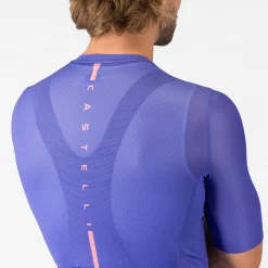 Maglia Castelli Drittone Logo - Viola