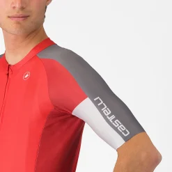 Maglia Castelli Entrata 6 - Rosso grigio scuro