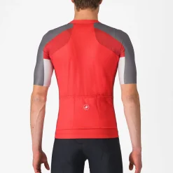 Maglia Castelli Entrata 6 - Rosso grigio scuro