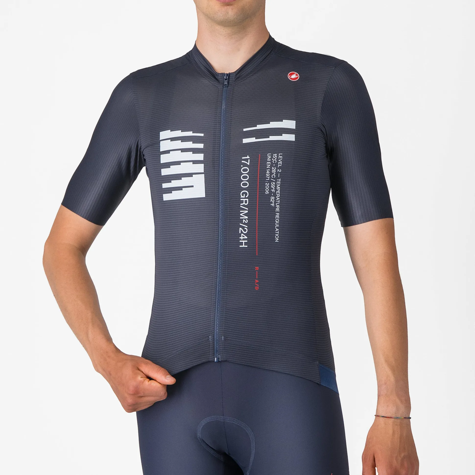 Maglia Castelli Espresso R-A/D - Blu