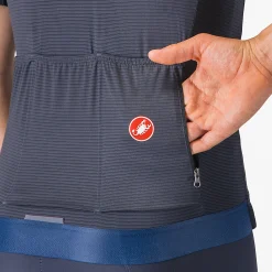 Maglia Castelli Espresso R-A/D - Blu