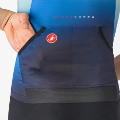 Maglia Castelli Free Speed 3 Race - Blu