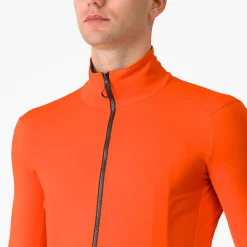 Maglia Castelli Perfetto RoS 2 Wind - Arancio scuro