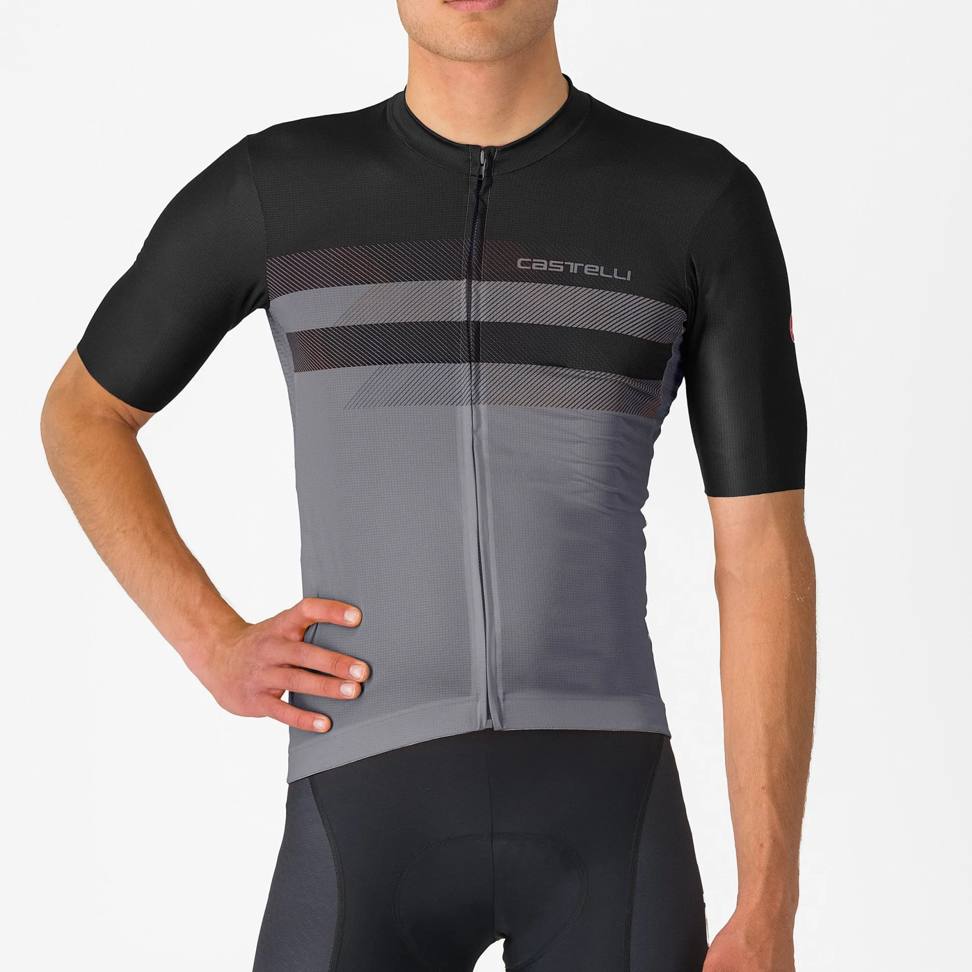 Maglia Castelli Simbolo - Grigio