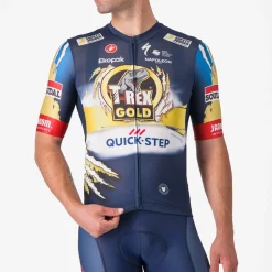 Maglia Castelli T-Rex Gold Quick-Step 2025 Competizione 3
