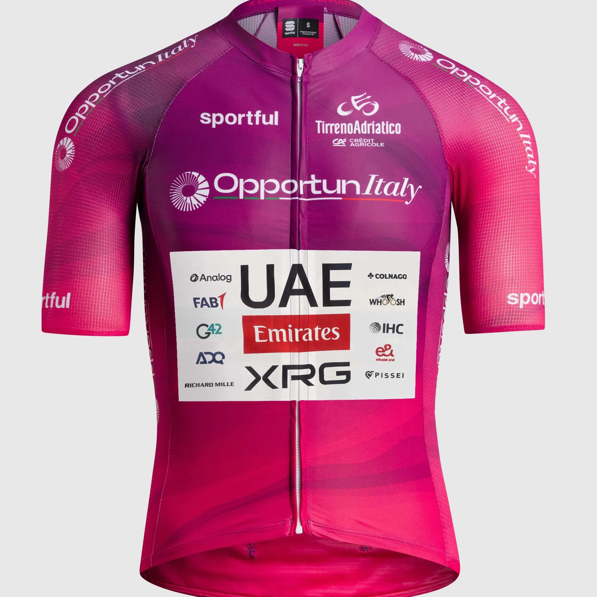 Maglia Ciclamino Sportful Tirreno Adriatico 2026 Supernova - Uae Team Emirates XRG