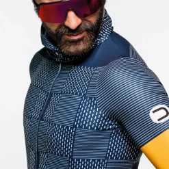 Maglia Dotout Damier - Blu
