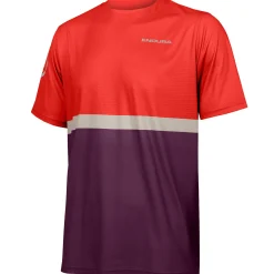Maglia Endura SingleTrack Core T 2 - Viola