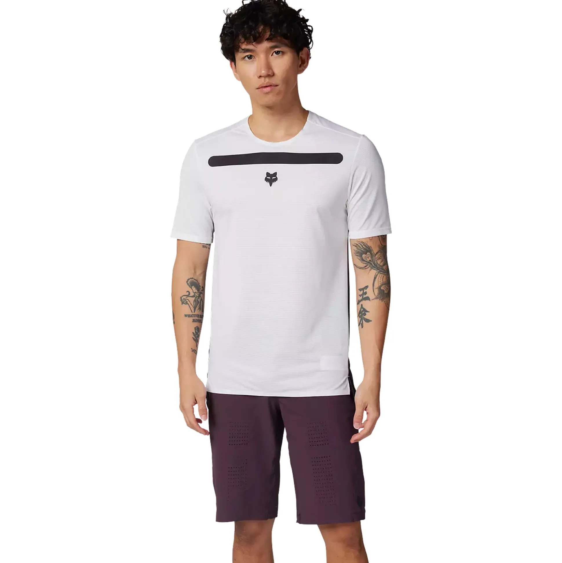 Maglia Fox Flexair Aviation Race - Grigio