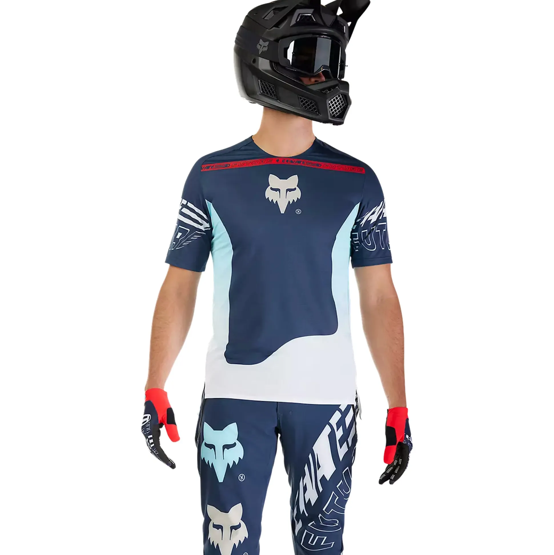 Maglia Fox Flexair Elevated - Blu