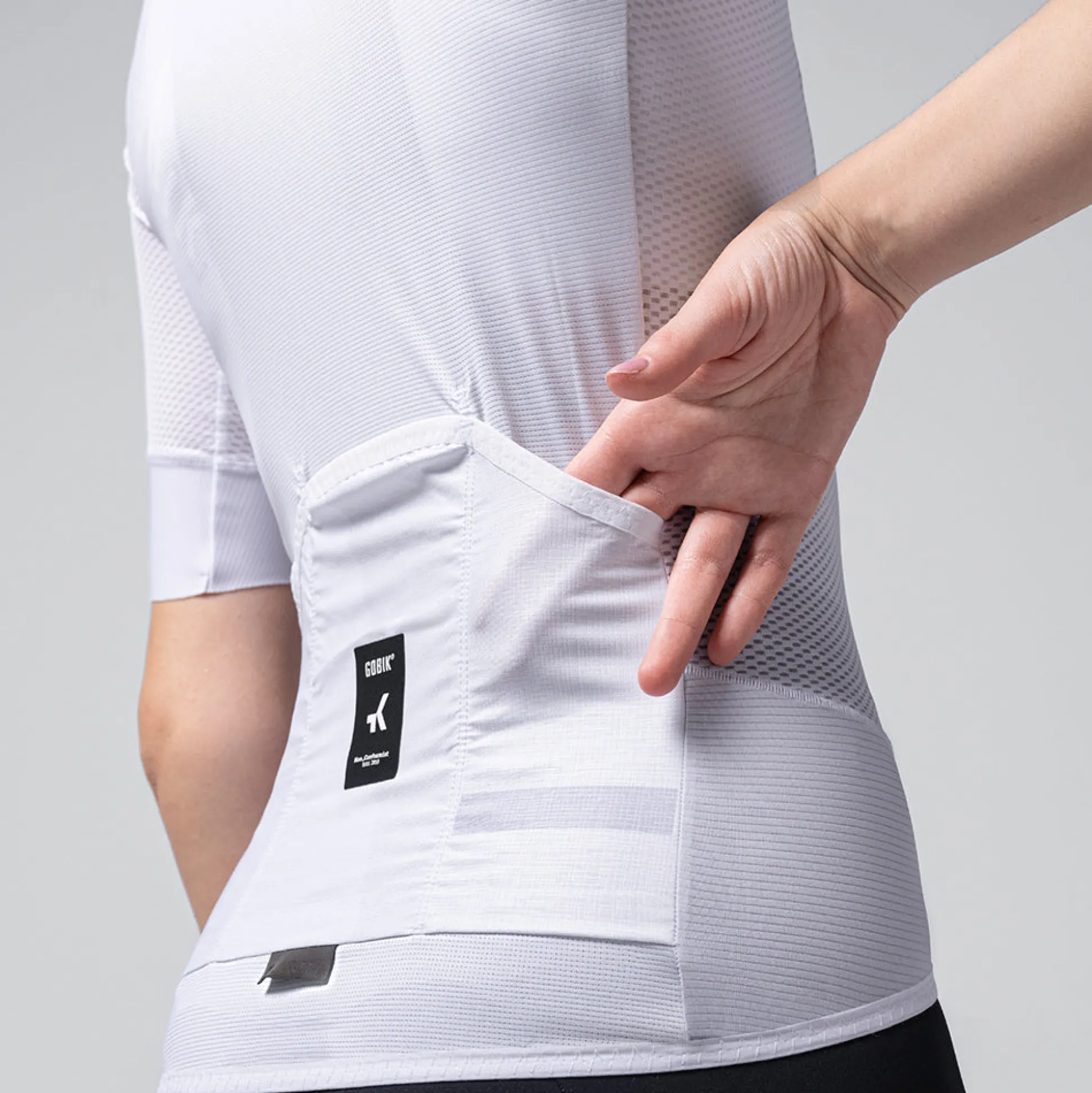 Maglia Gobik Carrera 2.0 Chalk - Bianco