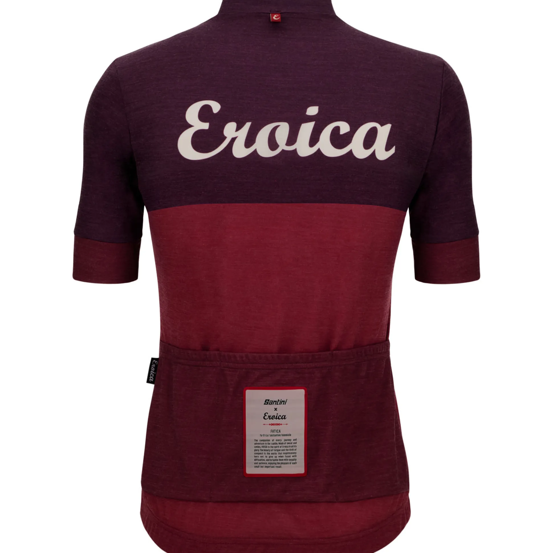 Maglia in lana Eroica Luce - Bordeaux