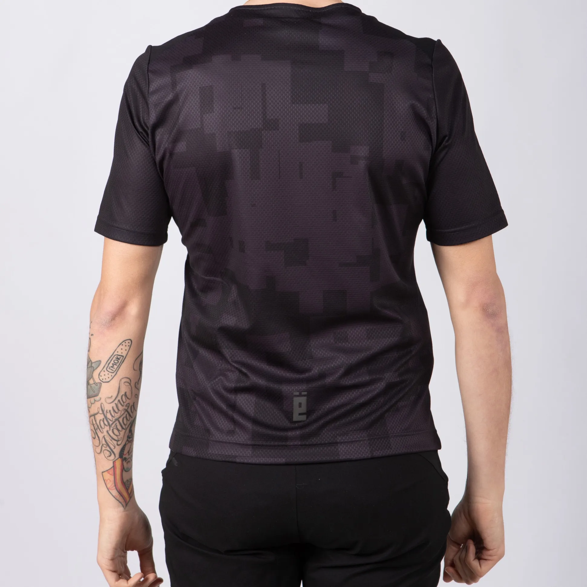 Maglia Jëuf Pro Gravel con zip - Nero