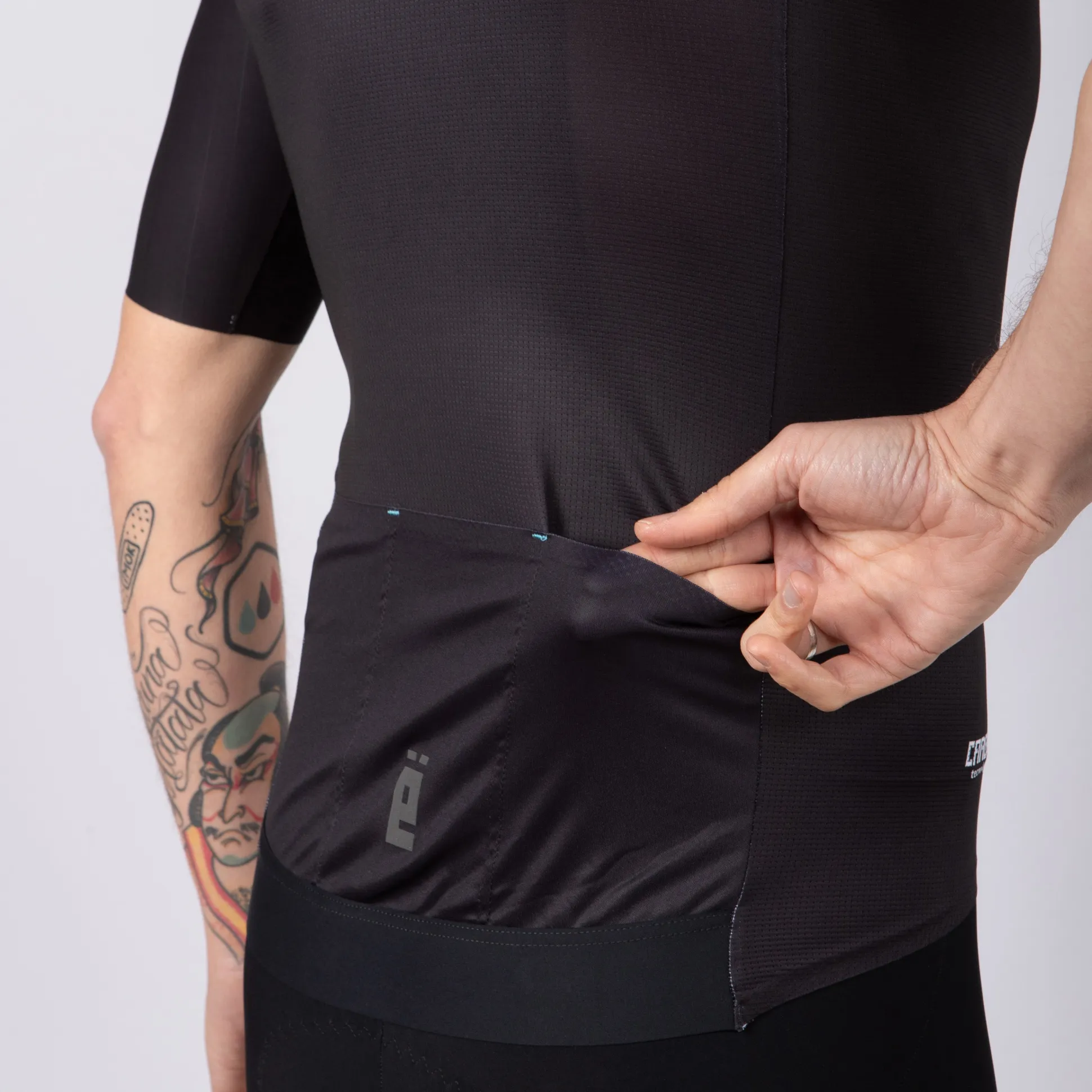 Maglia Jëuf Pro Race Carbon - Nero