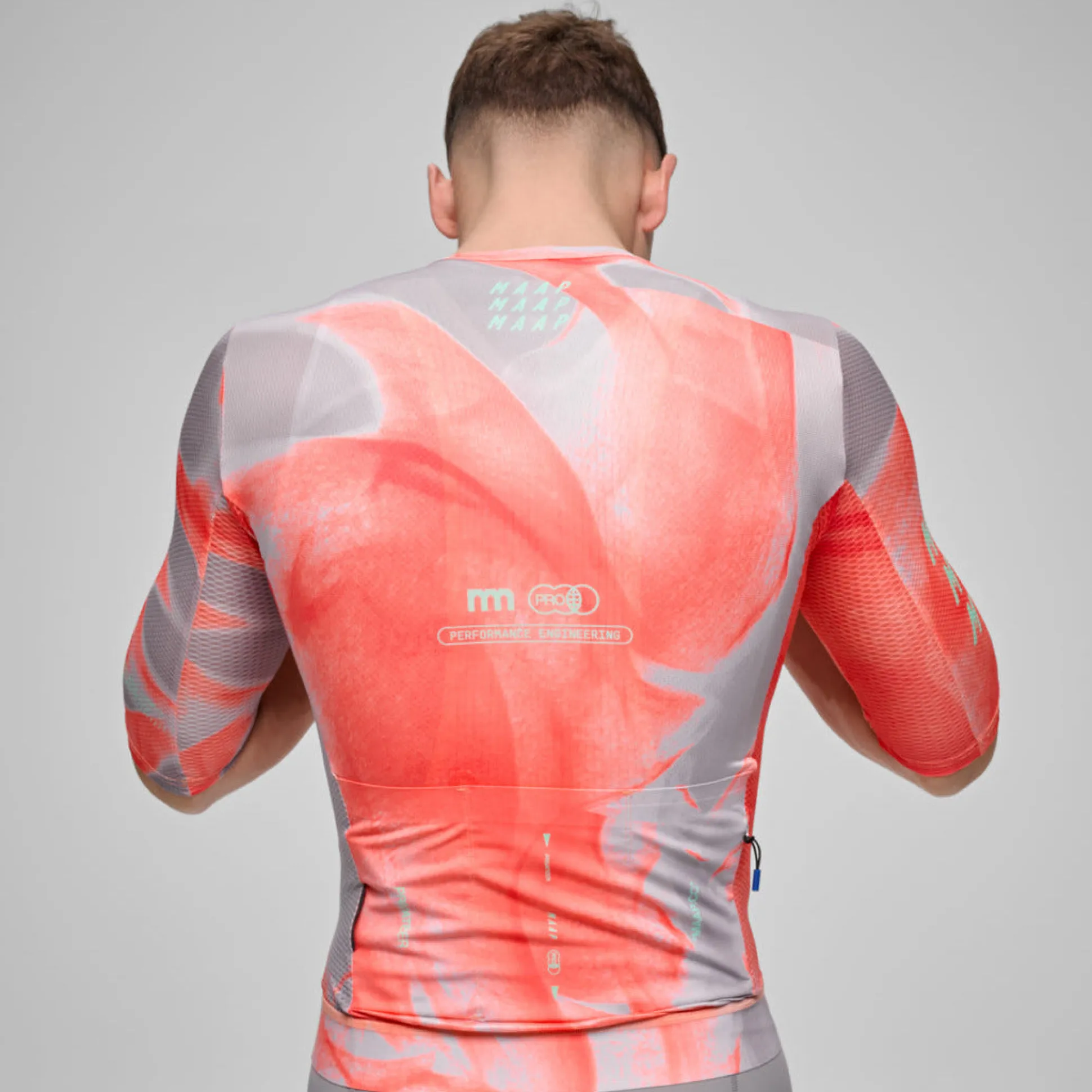 Maglia Maap Privateer Torbjorn Roed Pro Air 3.0 - Arancio grigio