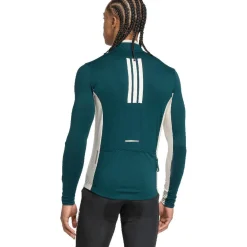 Maglia maniche lunghe Adidas Tempo 3-Stripes - Verde