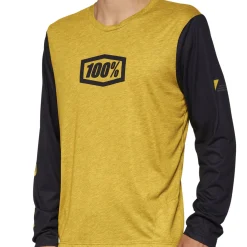 Maglia maniche lunghe 100% Airmatic - Giallo
