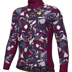Maglia maniche lunghe Ale PRAGMA Over - Bordeaux