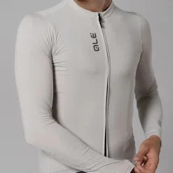 Maglia maniche lunghe Ale Pragma Color Block - Grigio chiaro