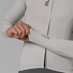 Maglia maniche lunghe Ale Pragma Color Block - Grigio chiaro