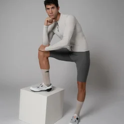 Maglia maniche lunghe Ale Pragma Color Block - Grigio chiaro