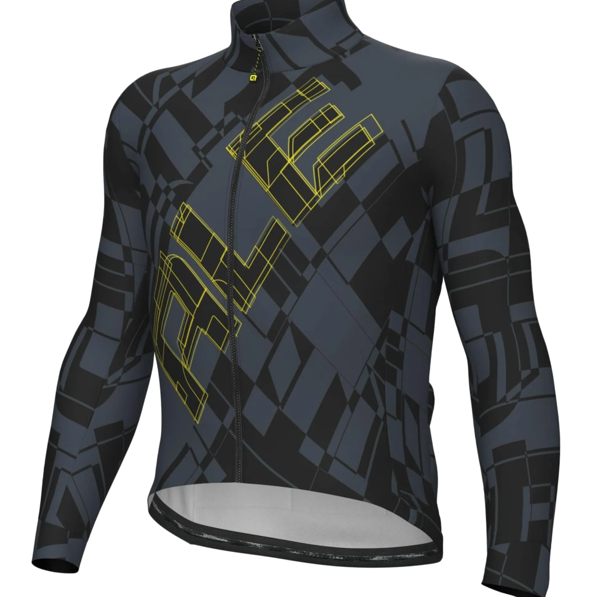 Maglia maniche lunghe Ale Pragma Schema - Nero