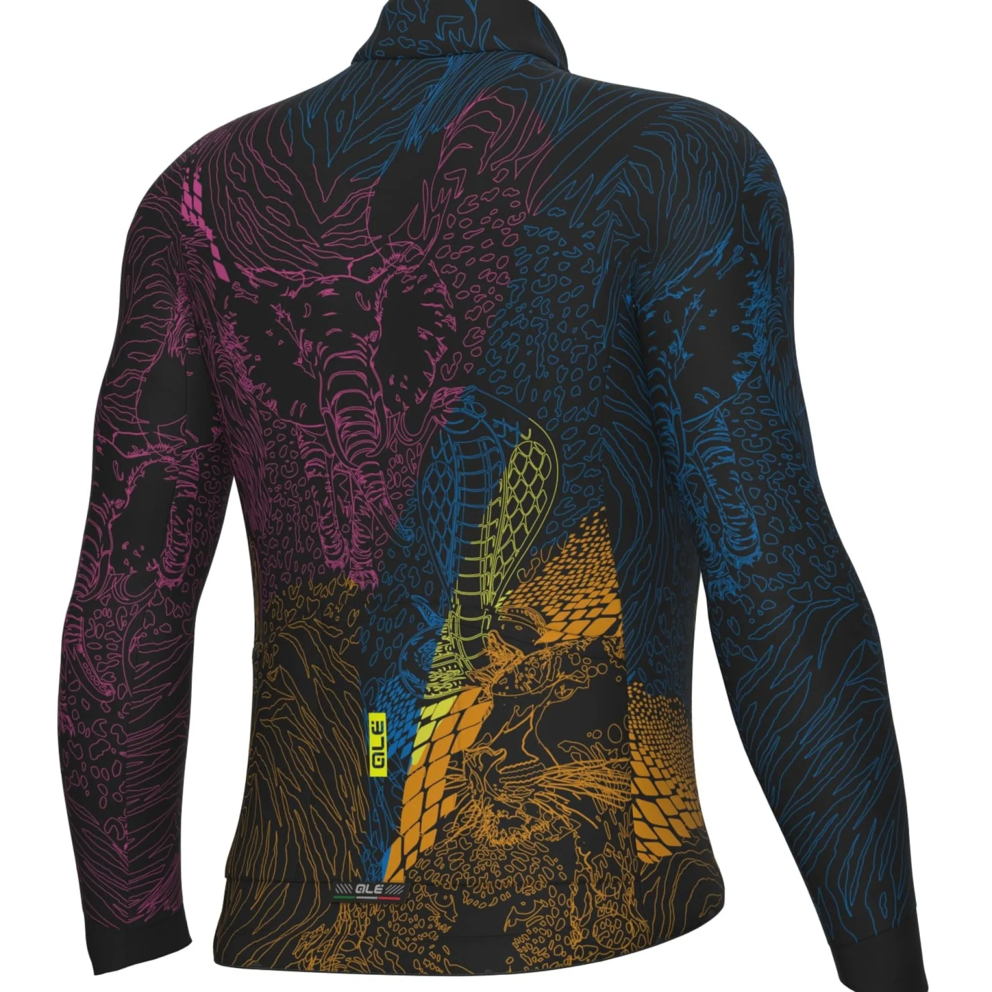 Maglia maniche lunghe Ale Pragma Zanzibar - Multicolore