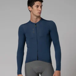 Maglia maniche lunghe Ale Pragma Color Block - Blu chiaro