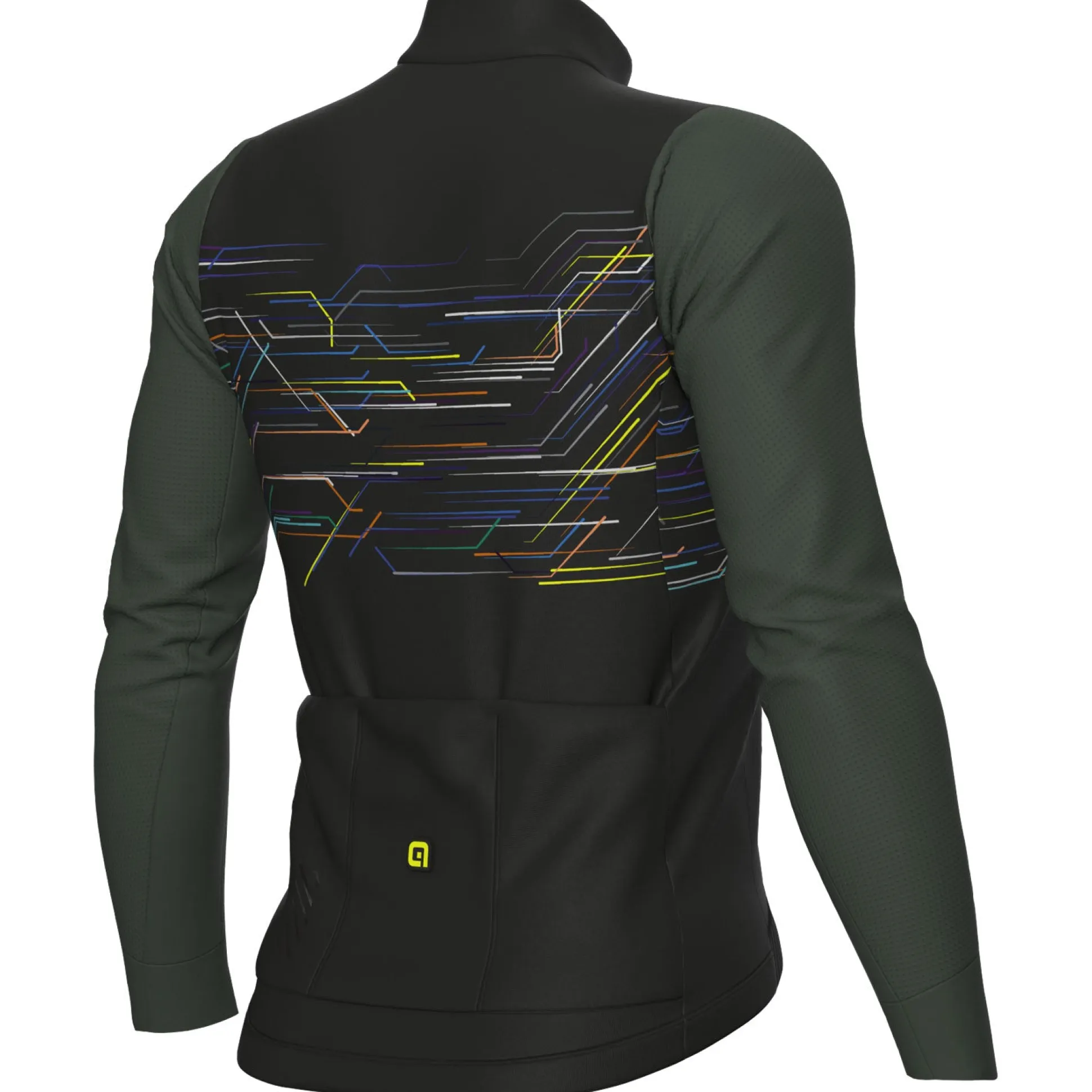 Maglia maniche lunghe Ale PR-E Megabyte - Nero