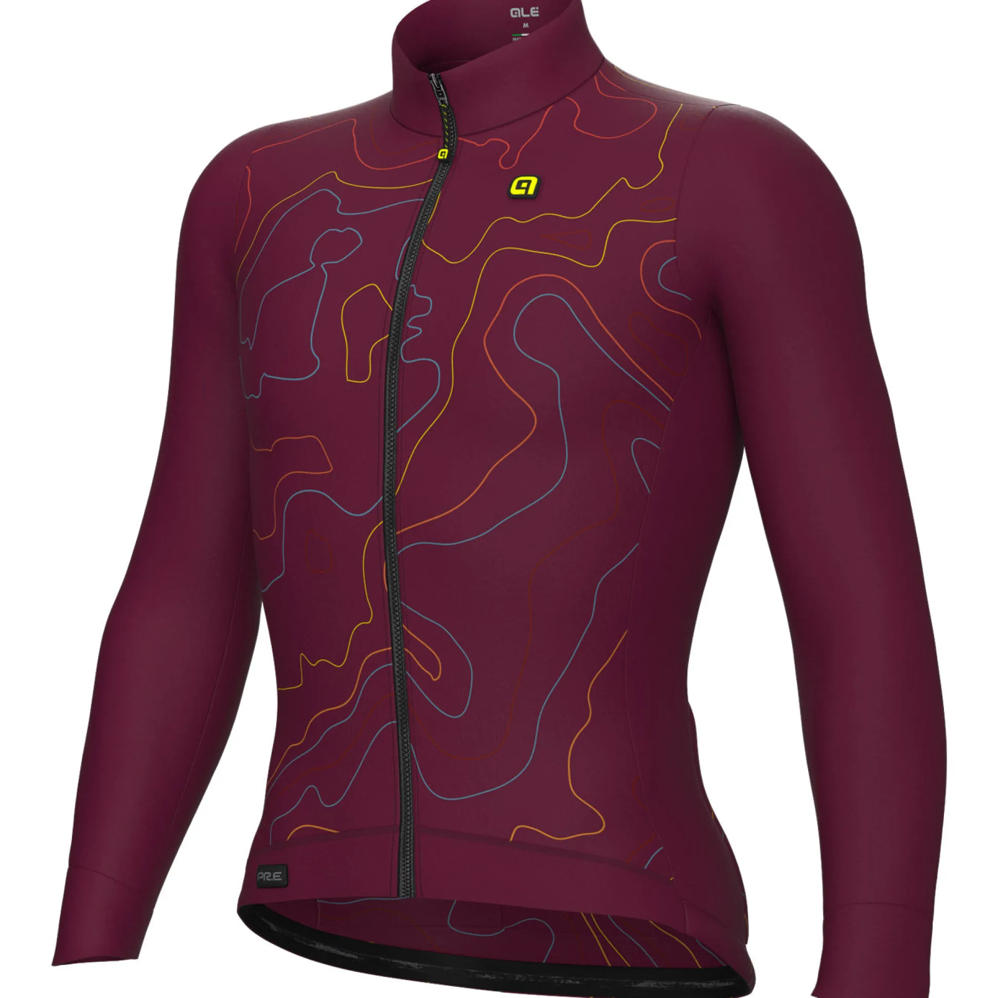 Maglia maniche lunghe Ale PR-E Top - Bordeaux