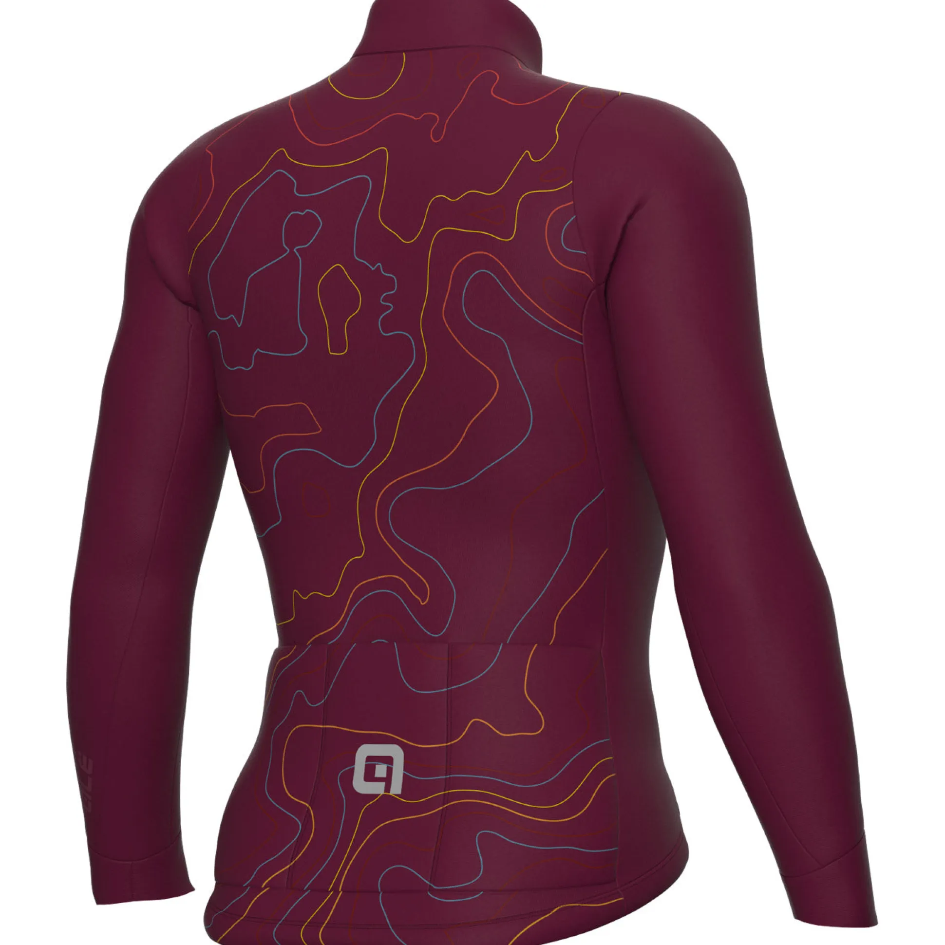 Maglia maniche lunghe Ale PR-E Top - Bordeaux