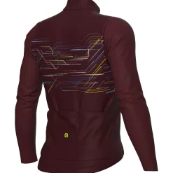 Maglia maniche lunghe Ale PR-E Megabyte - Bordeaux