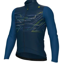 Maglia maniche lunghe Ale PR-E Megabyte - Blu