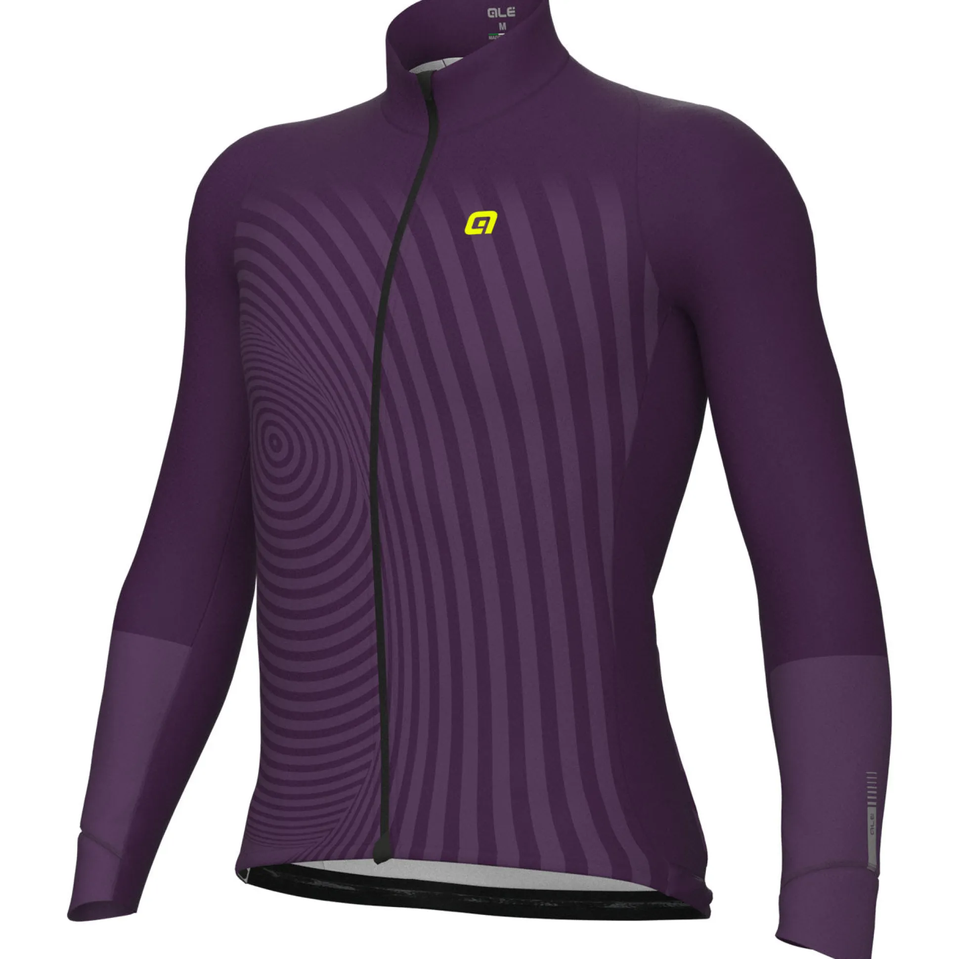 Maglia maniche lunghe Ale PRR Green Digital - Viola