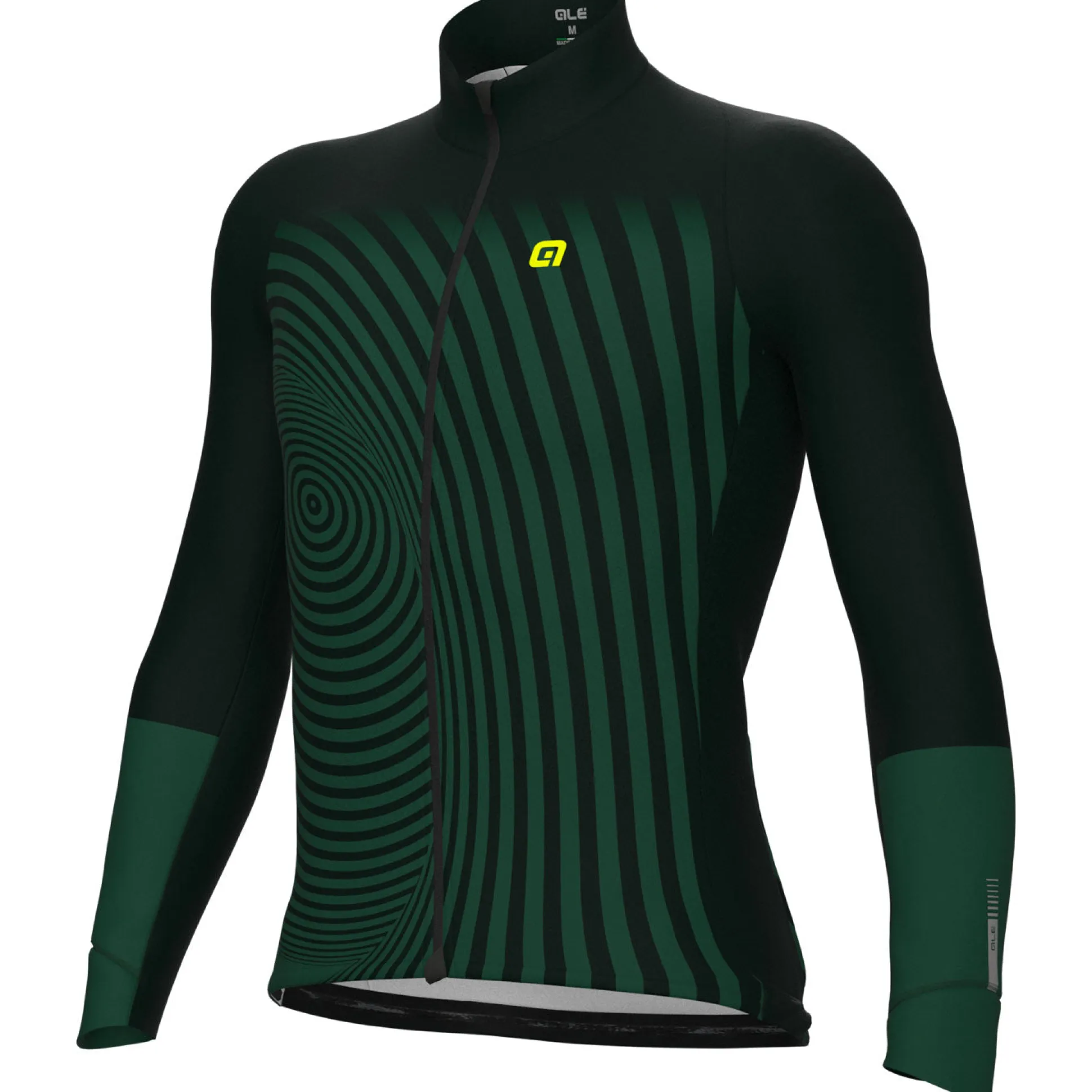 Maglia maniche lunghe Ale PRR Green Digital - Verde
