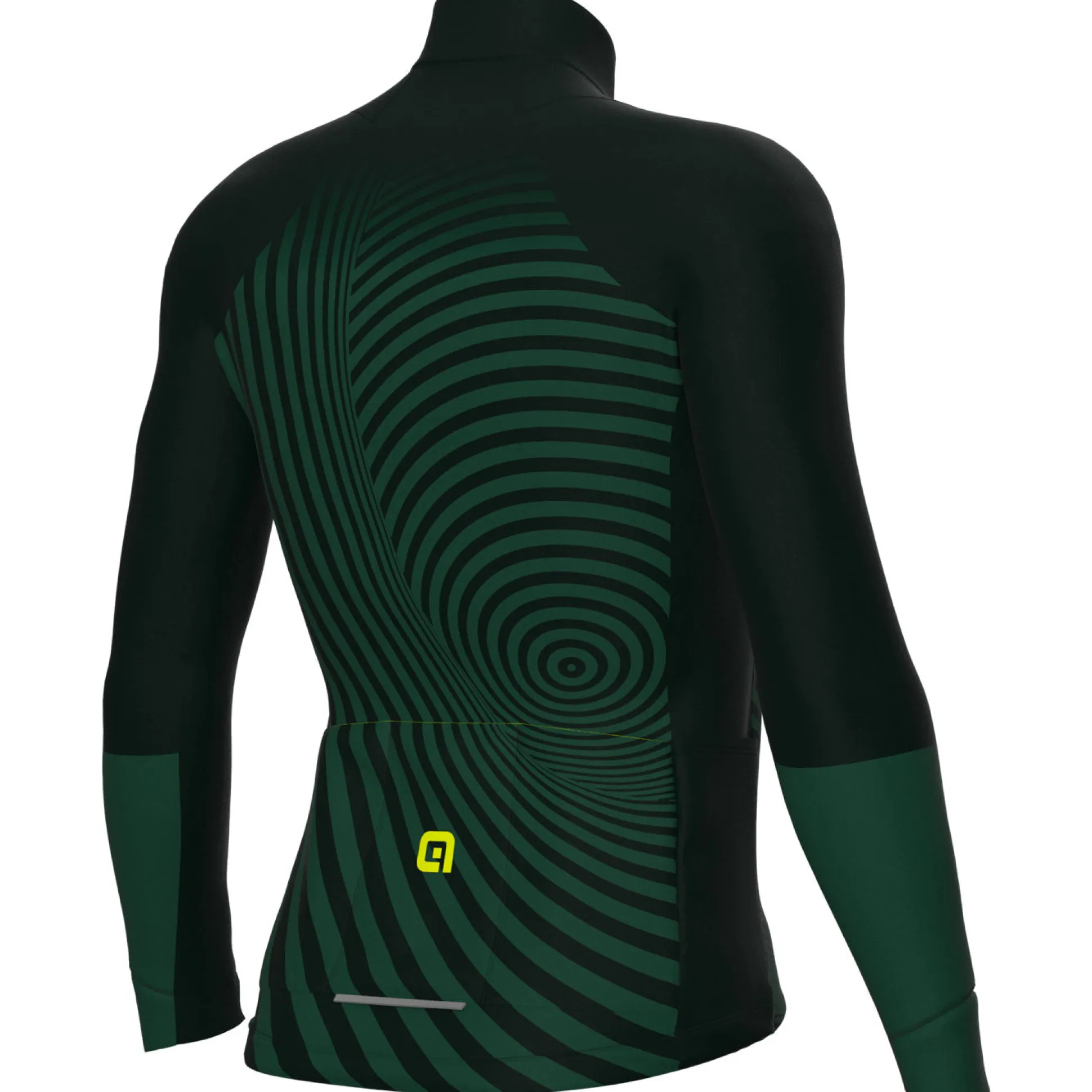 Maglia maniche lunghe Ale PRR Green Digital - Verde