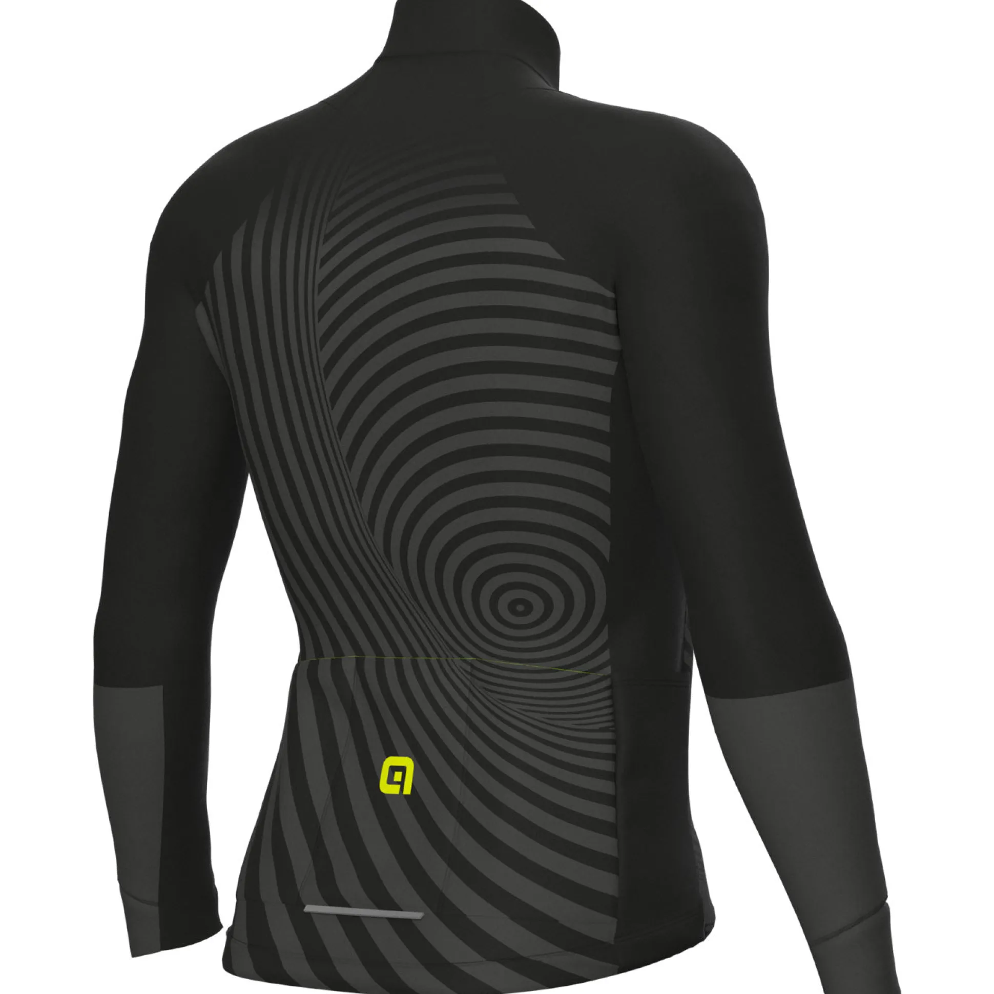 Maglia maniche lunghe Ale PRR Green Digital - Nero