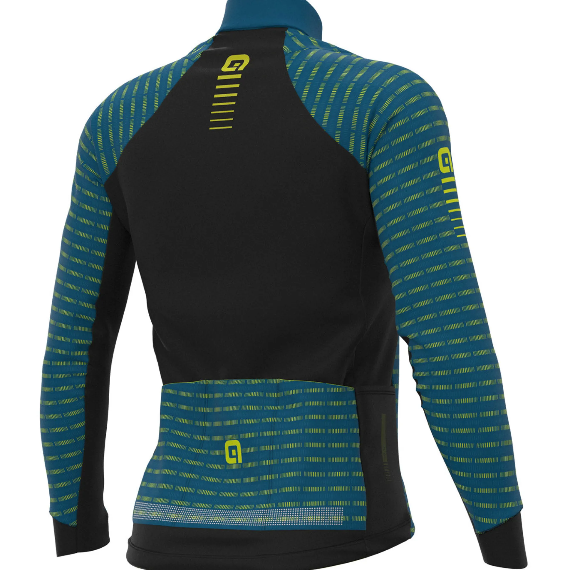 Maglia maniche lunghe Ale PRR Green Road - Blu giallo