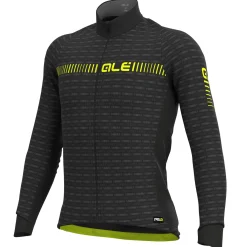 Maglia maniche lunghe Ale PRR Green Road - Nero giallo
