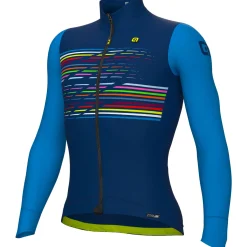 Maglia maniche lunghe Ale PR-S Logo - Blu